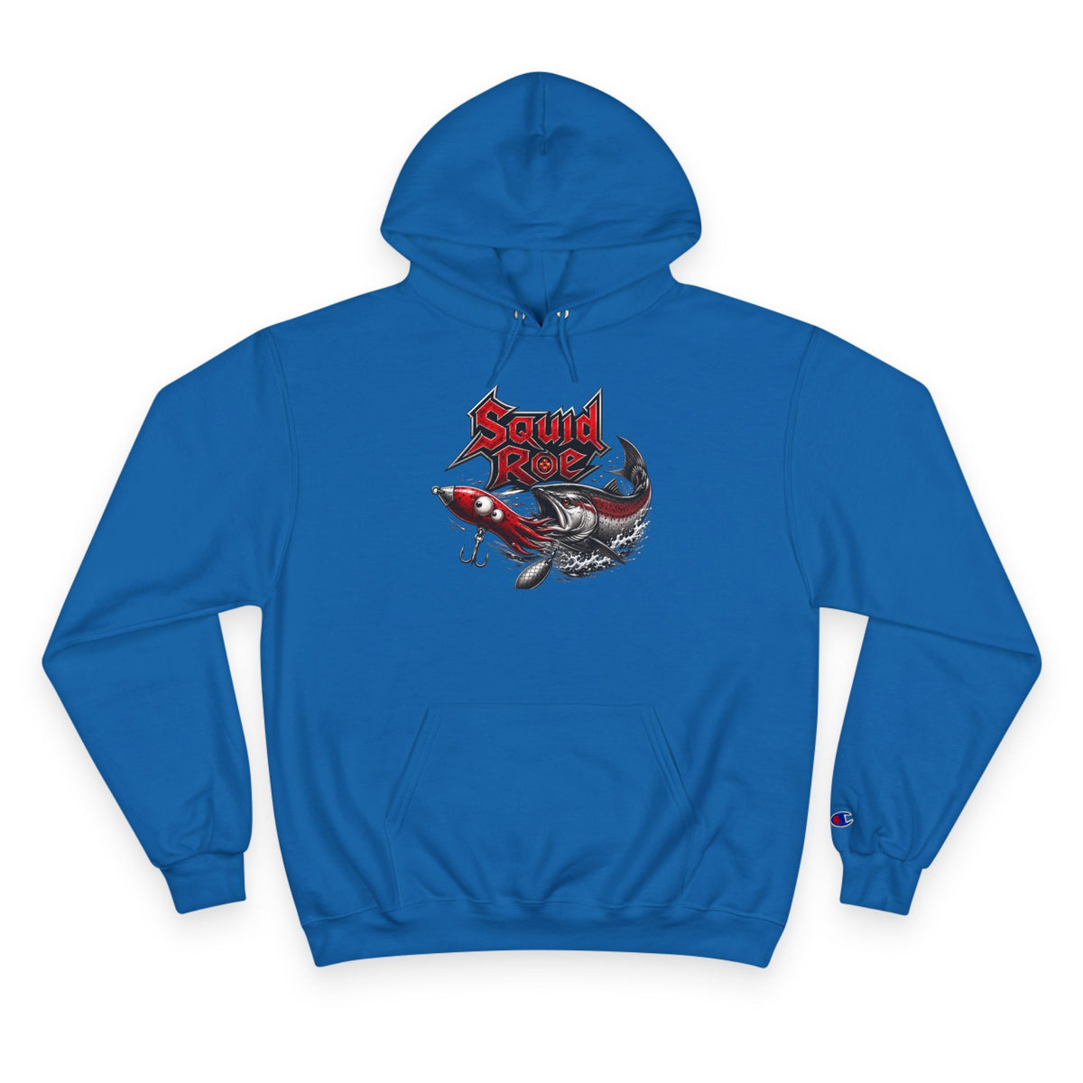 River House Inky Squid Lure Champion Hoodie – River House Tackle Co. product view 5