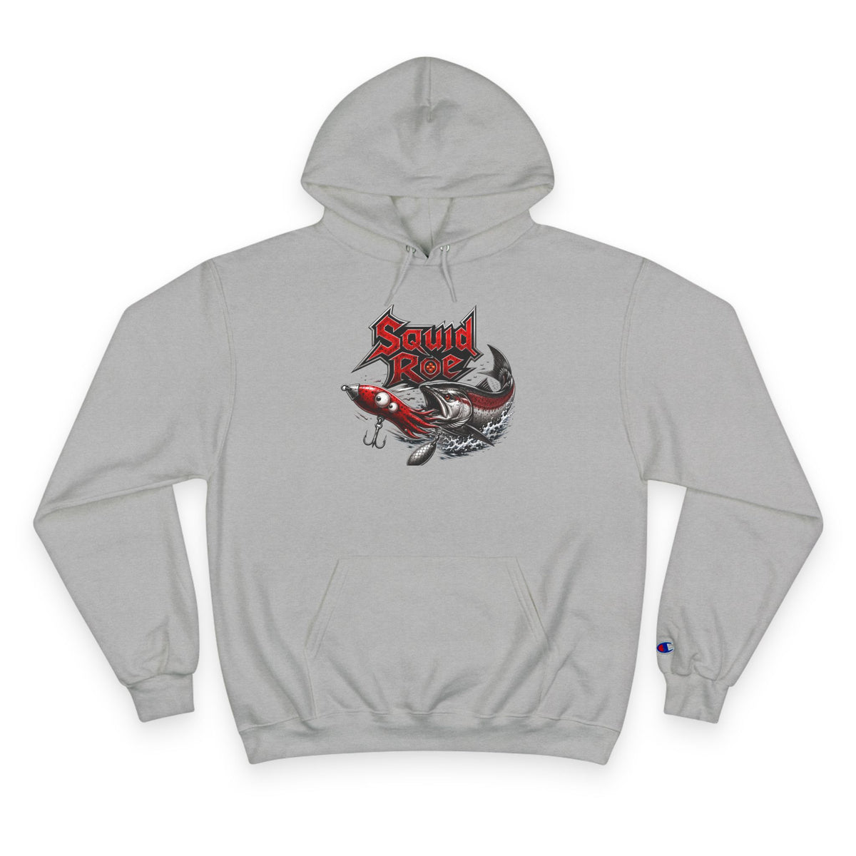 River House Inky Squid Lure Champion Hoodie – River House Tackle Co. product view 3