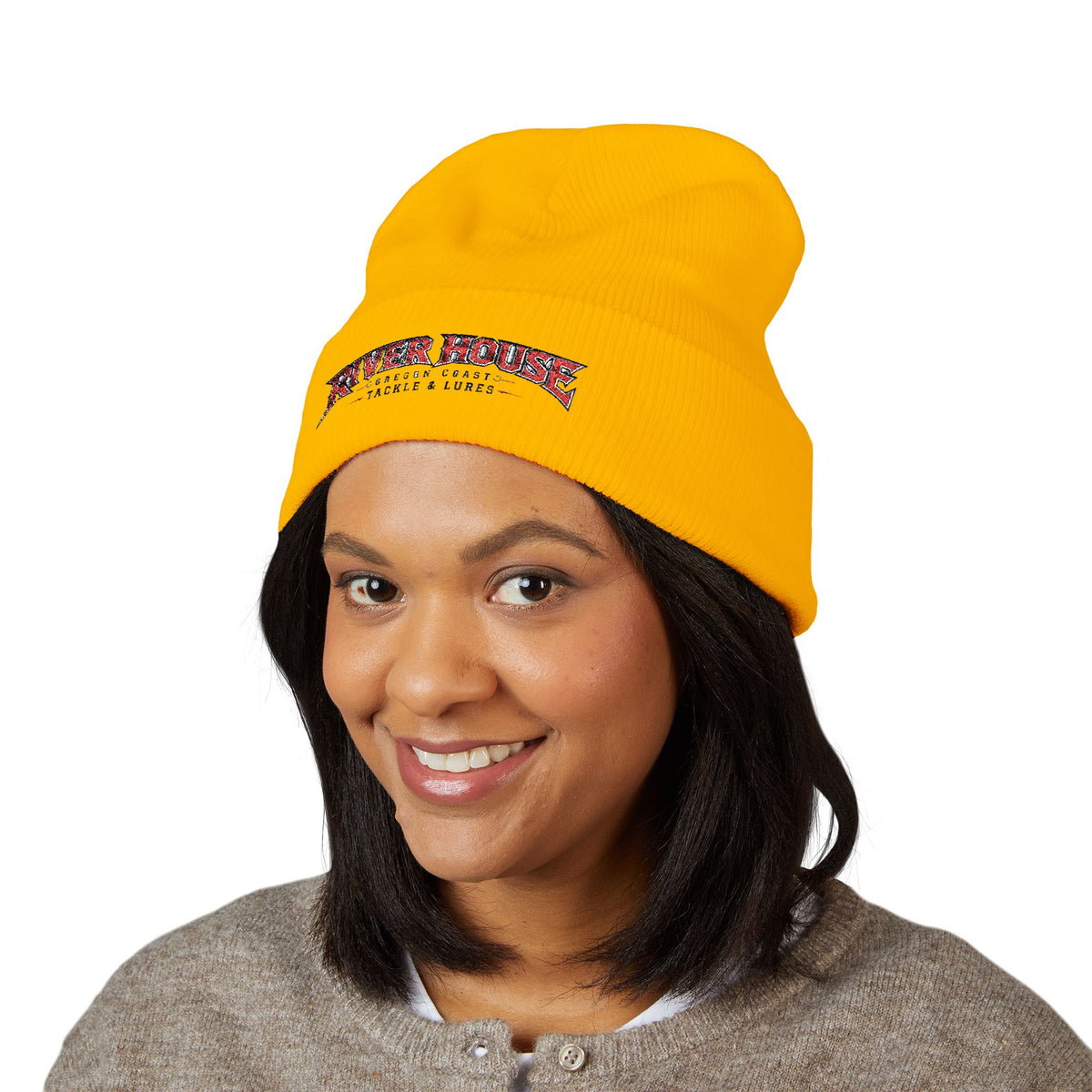 River House Reel Time Cuffed Beanie – River House Tackle Co. product view 6