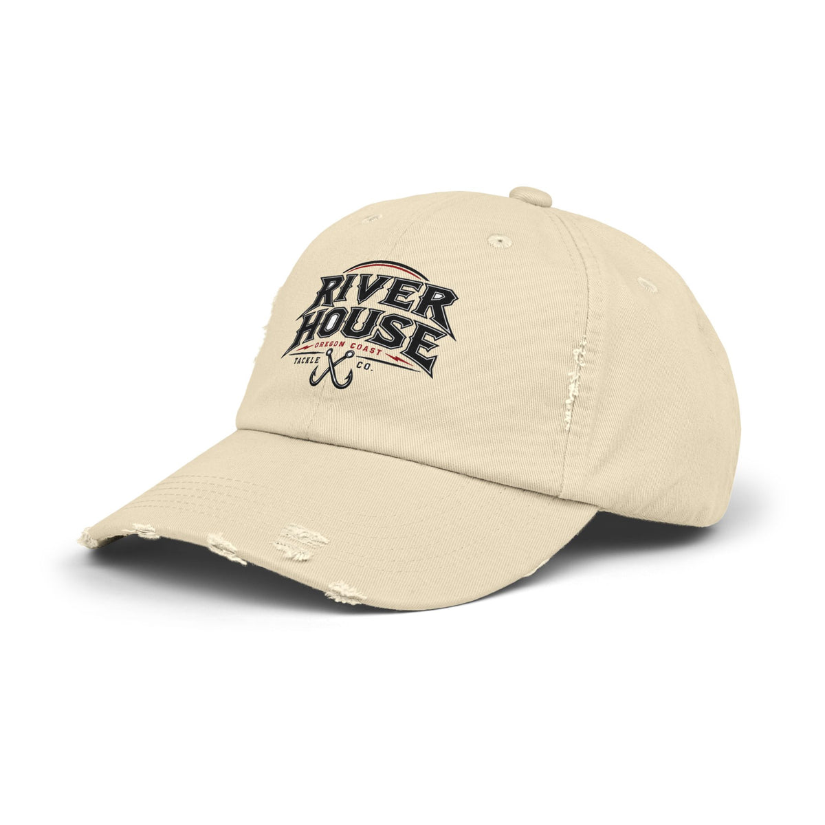 River House Fishing Distressed Cap – River House Tackle Co. product view 6