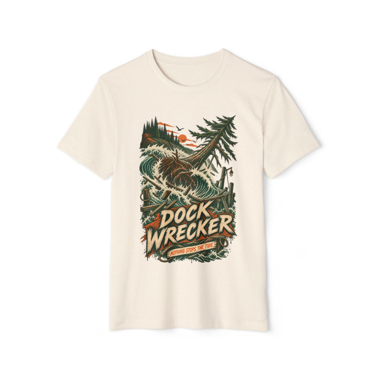 Dock Wrecker Graphic T-Shirt — River House Tackle Co. Outdoor Fishing Tee – River House Tackle Co. product view 1