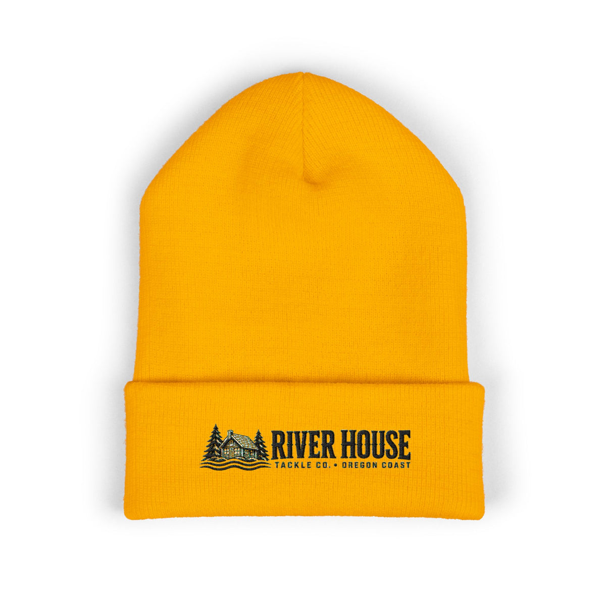 River House Original Cabin Cuffed Beanie – River House Tackle Co. product view 3