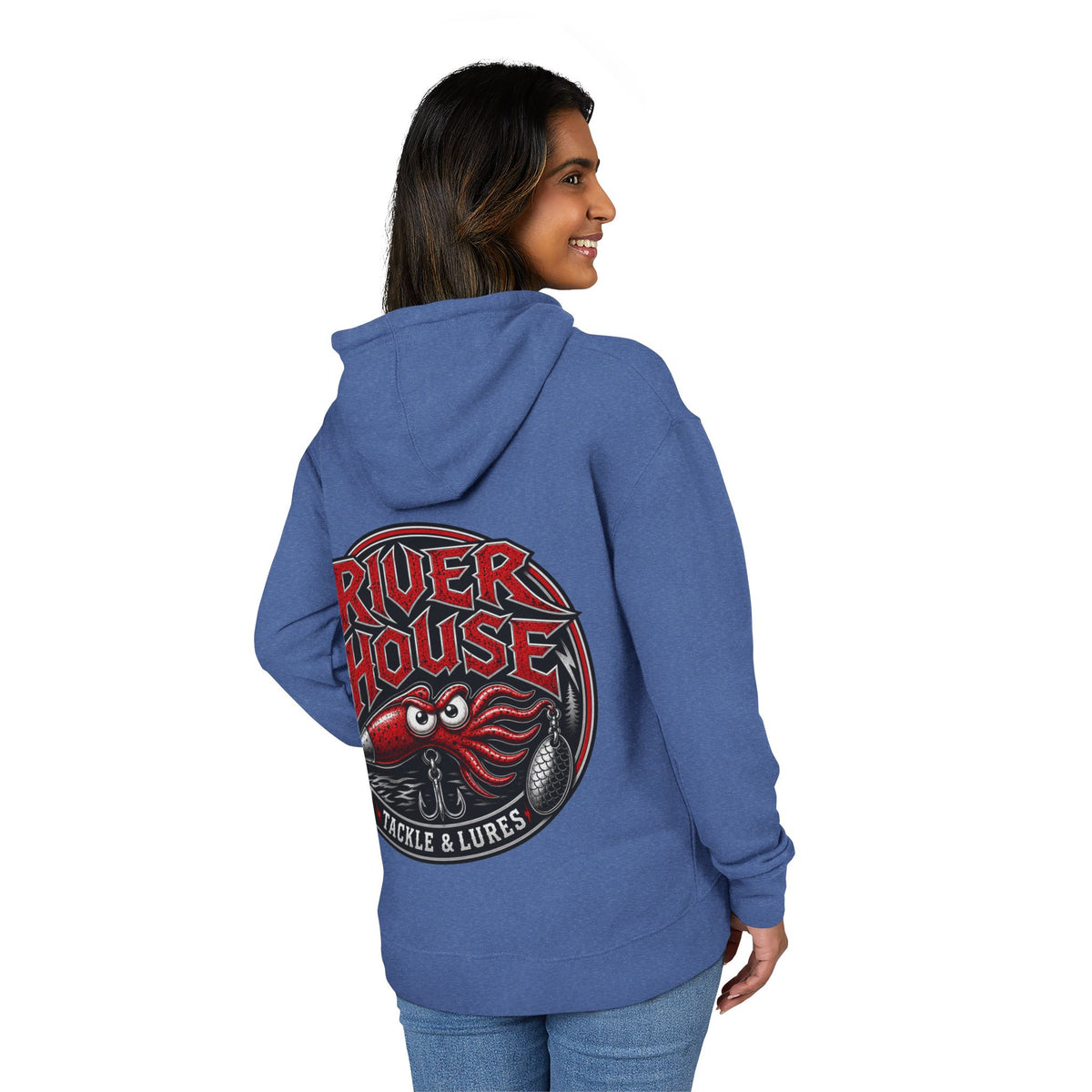 River House Original Inky French Terry Hoodie – River House Tackle Co. product view 6