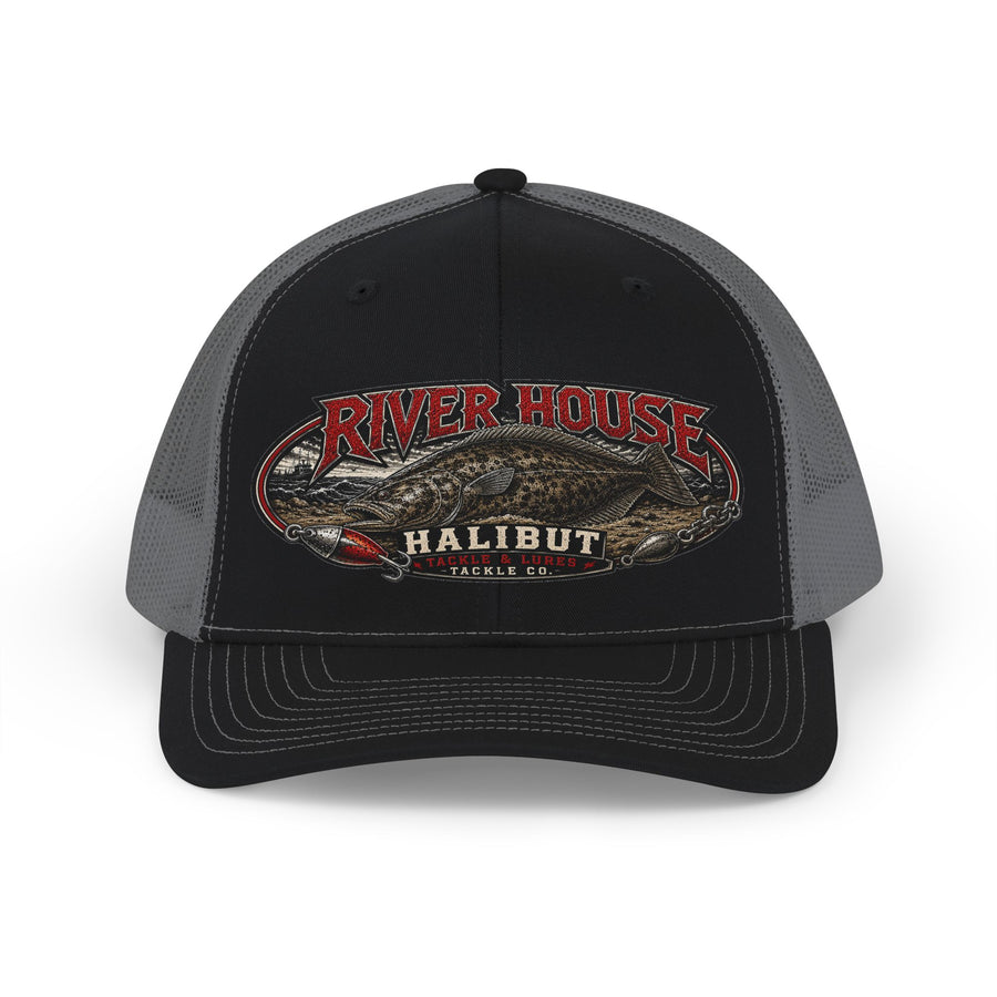 River House Pacific Halibut Trucker Hat — front view