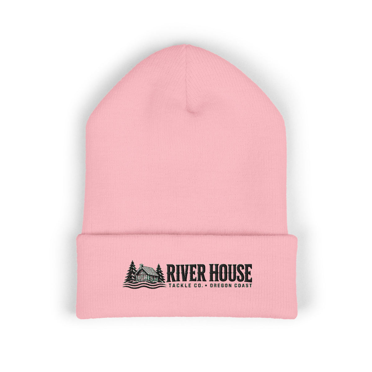 River House Original Cabin Cuffed Beanie – River House Tackle Co. product view 1