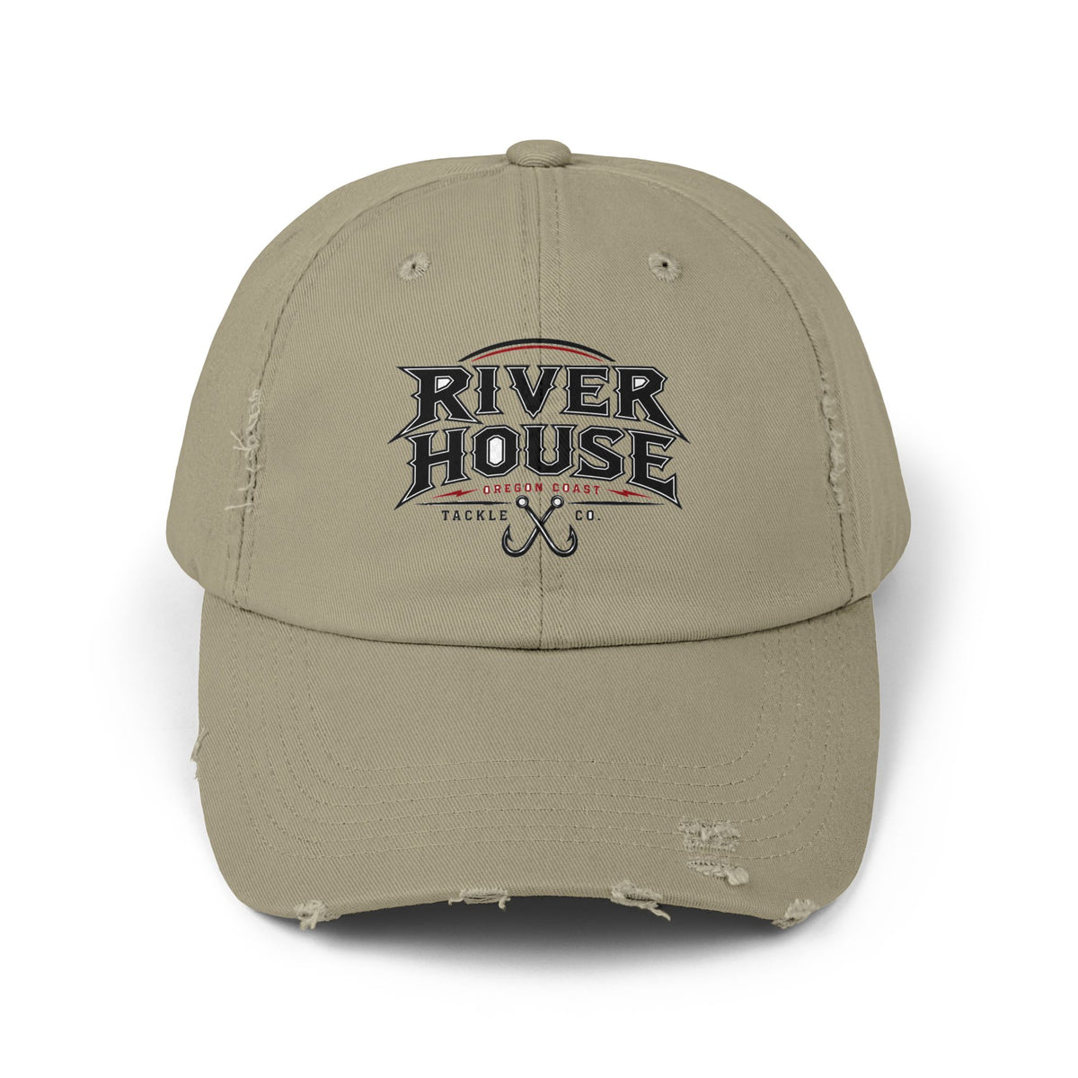 River House Fishing Distressed Cap – River House Tackle Co. product view 3