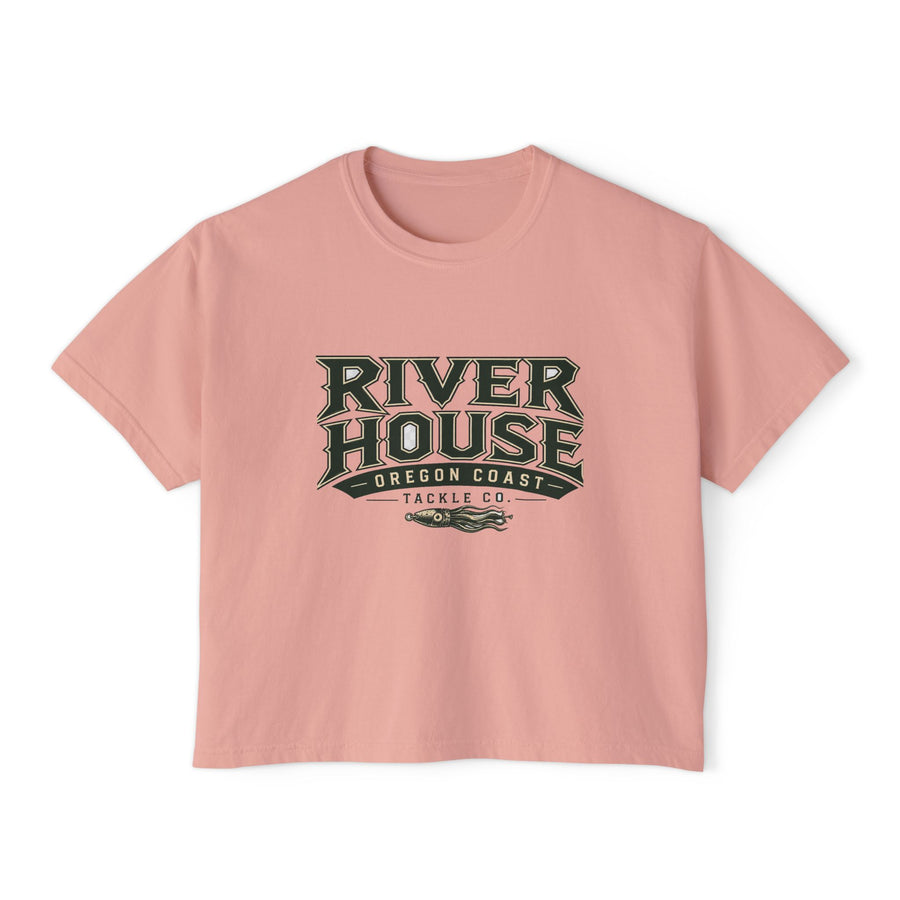 River House Original Cabin Women’s Boxy Tee – River House Tackle Co. product view 1