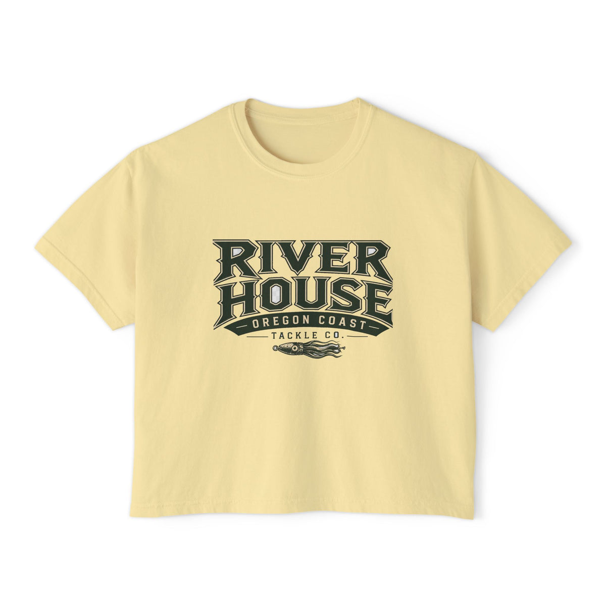 River House Original Cabin Women’s Boxy Tee – River House Tackle Co. product view 3