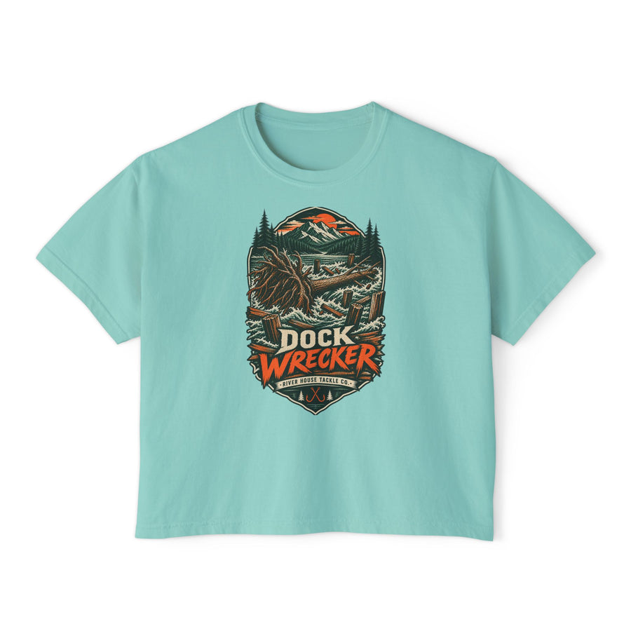 River House Reel Time Women’s Boxy Tee – River House Tackle Co. product view 4