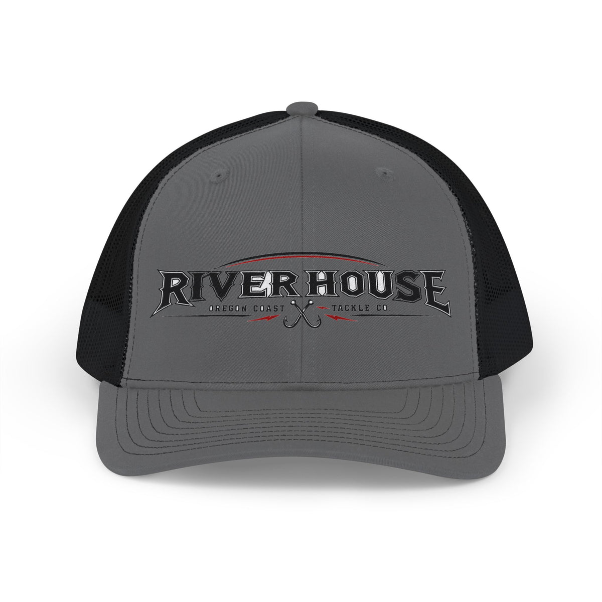 Riverhouse Trucker Hat — Oregon Coast Tackle Co. Snapback – River House Tackle Co. product view 2