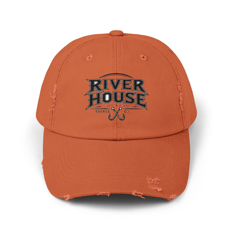 River House Fishing Distressed Cap – River House Tackle Co. product view 2