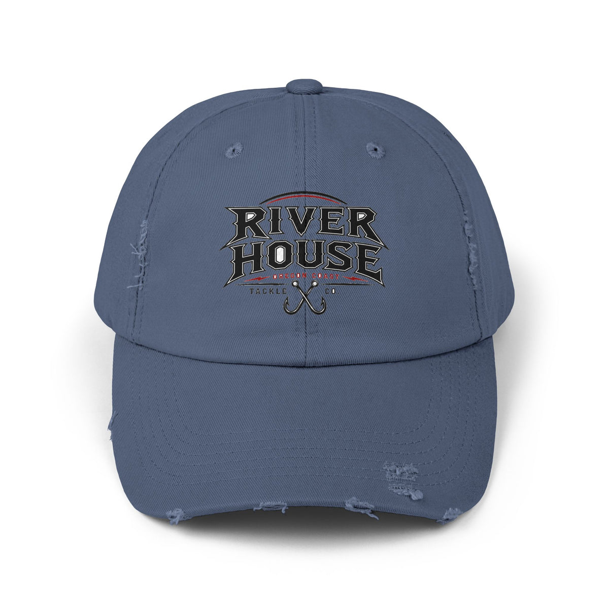 River House Fishing Distressed Cap – River House Tackle Co. product view 4