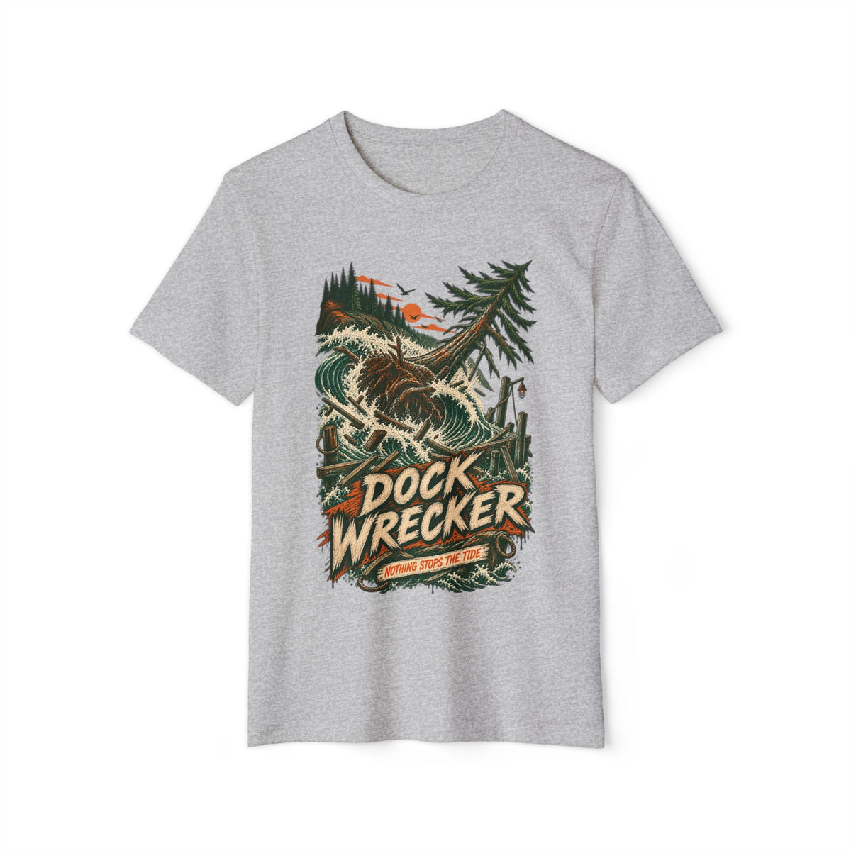 Dock Wrecker Graphic T-Shirt — River House Tackle Co. Outdoor Fishing Tee – River House Tackle Co. product view 5