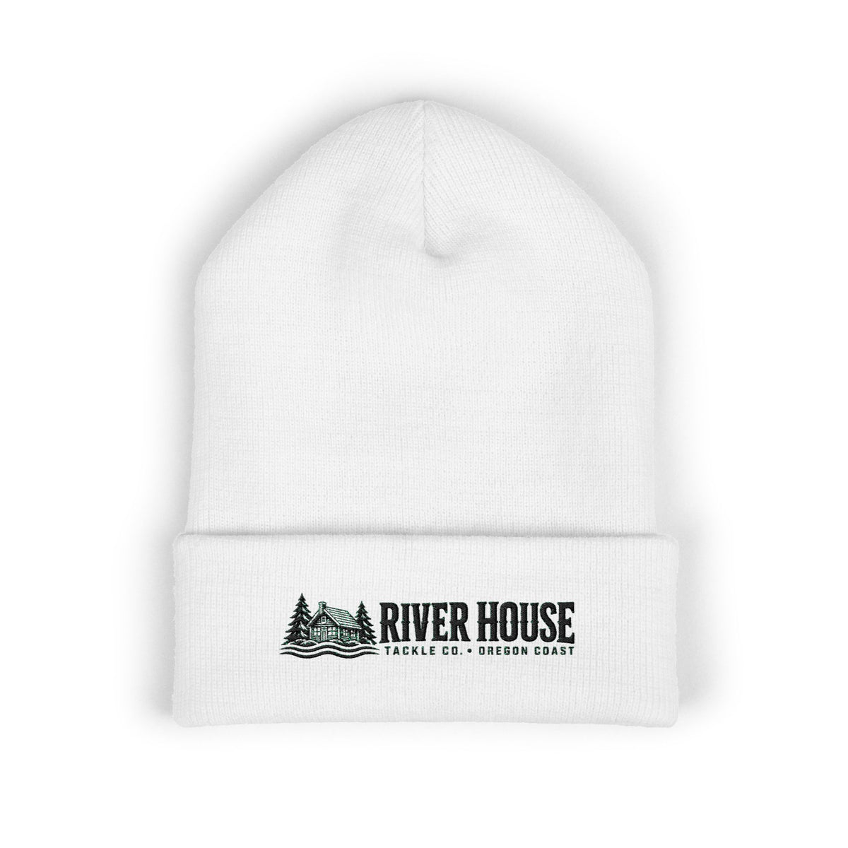 River House Original Cabin Cuffed Beanie – River House Tackle Co. product view 2