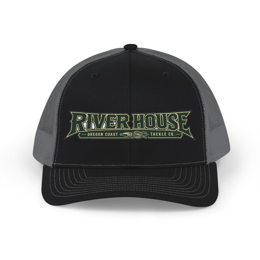 River House Logo Trucker Hat — front view