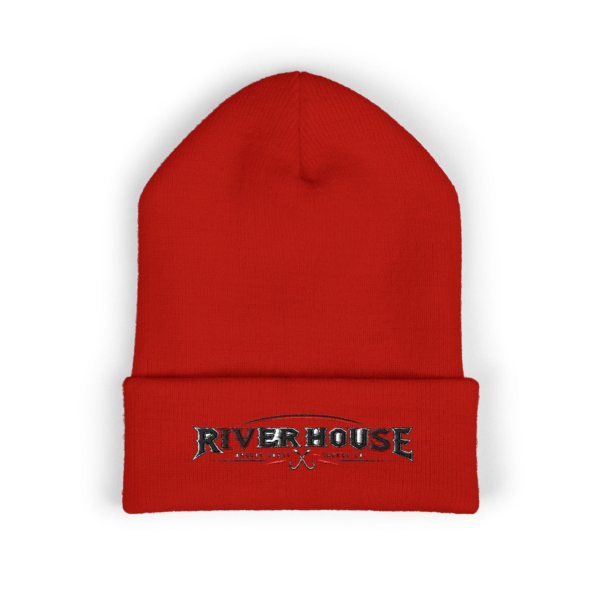 River House Embroidered Cuffed Beanie – River House Tackle Co. product view 4