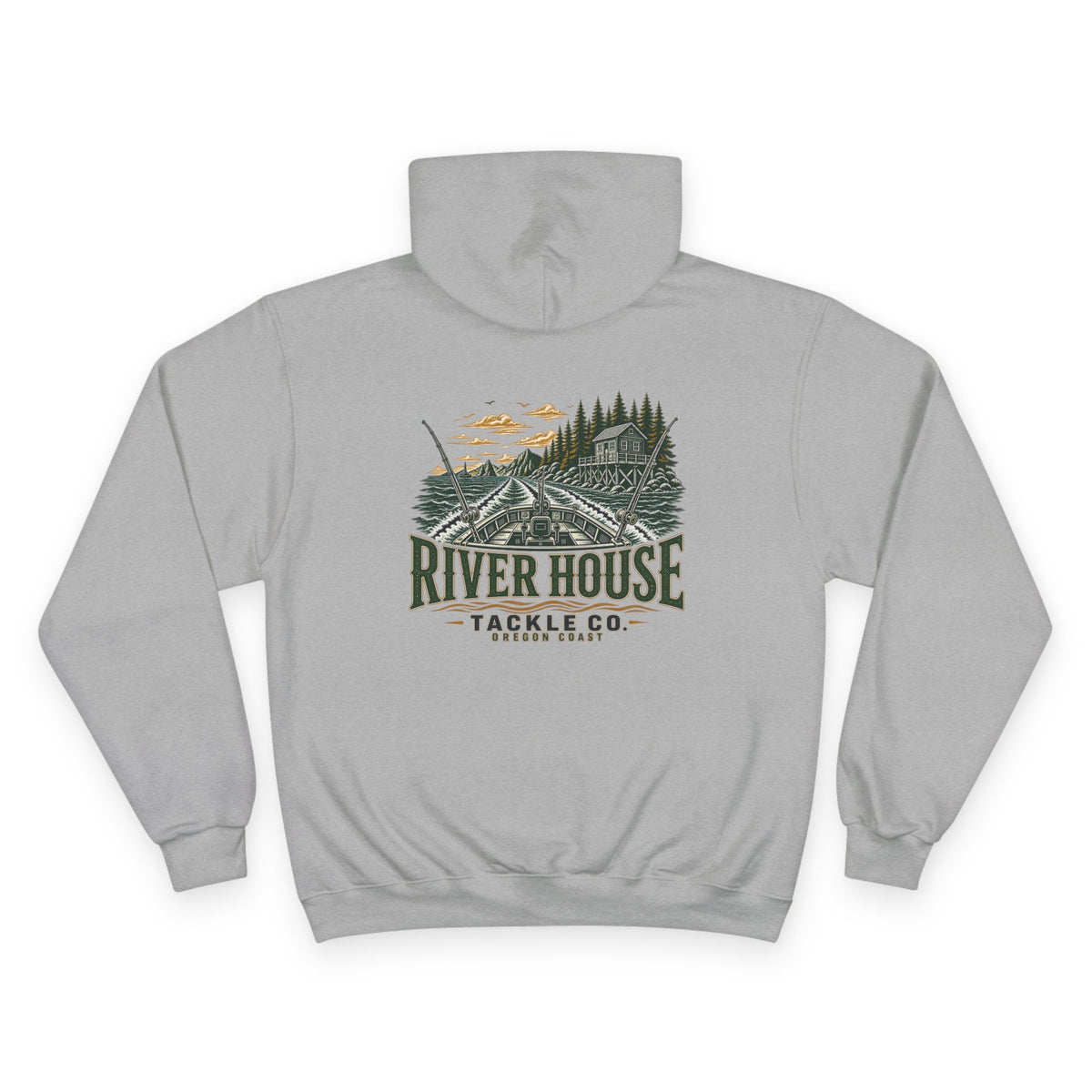 River House Original Cabin Champion Hoodie – River House Tackle Co. product view 5