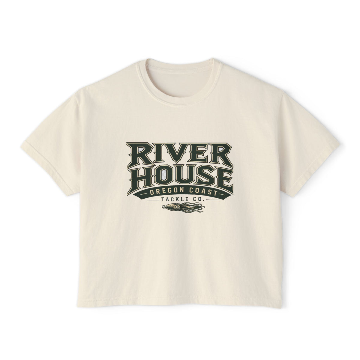 River House Original Cabin Women’s Boxy Tee – River House Tackle Co. product view 2