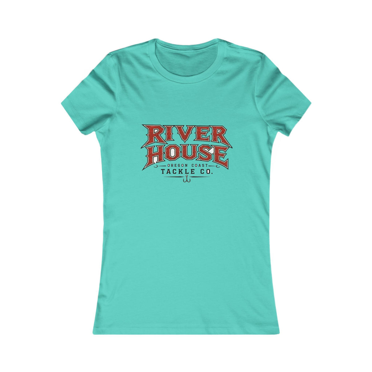 River House Tackle Co. Women's Fishing Tee — Squid Ride Graphic – River House Tackle Co. product view 2